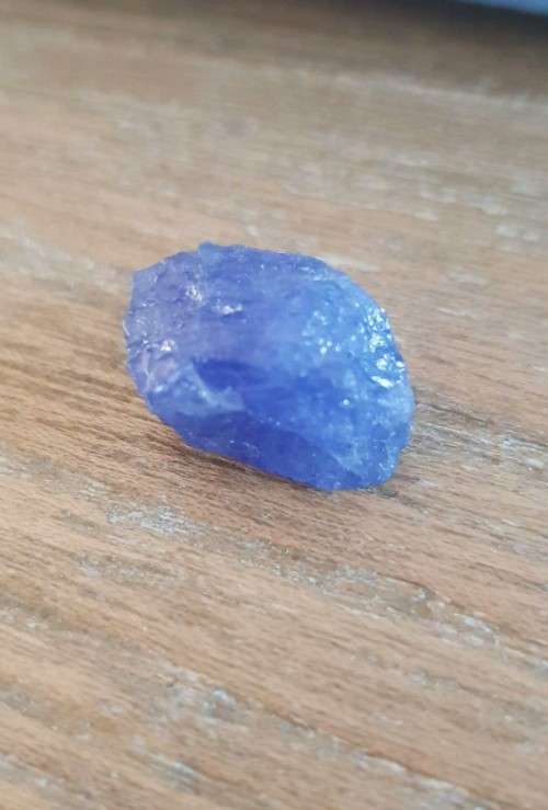 Rough 20.90ct  Tanzanite Purplish Blue 100% Natural