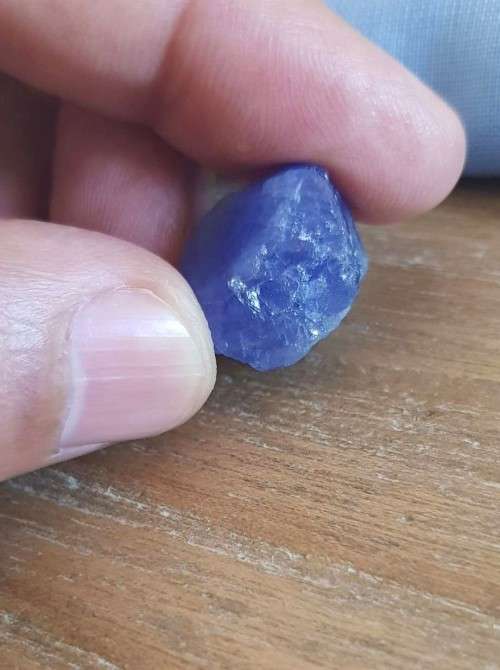 Rough 31.85ct  Tanzanite Purplish Blue 100% Natural