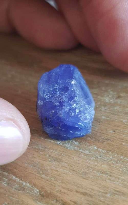 Rough 31.85ct  Tanzanite Purplish Blue 100% Natural