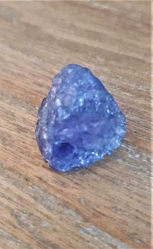 Rough 22.50ct  Tanzanite Purplish Blue 100% Natural