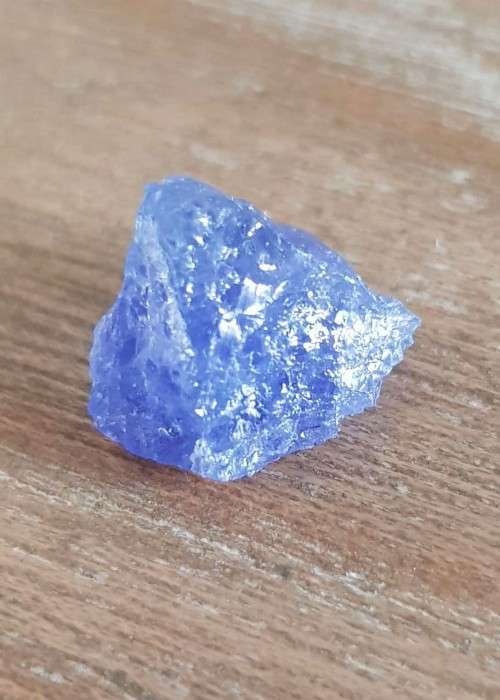 Rough 11.42ct  Tanzanite Purplish Blue 100% Natural