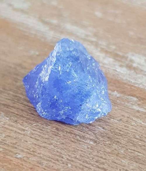 Rough 11.42ct  Tanzanite Purplish Blue 100% Natural
