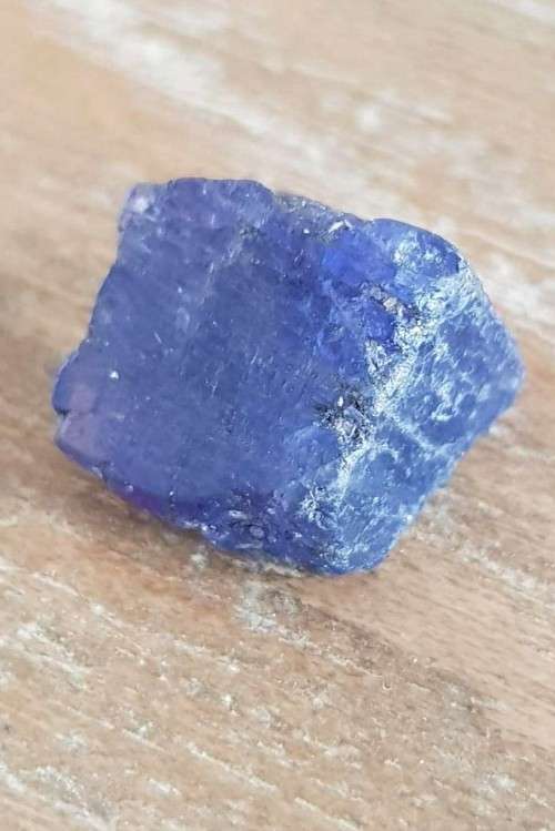 Rough 12.45ct  Tanzanite Purplish Blue 100% Natural