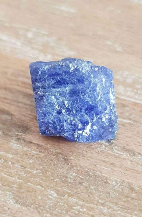 Rough 12.45ct  Tanzanite Purplish Blue 100% Natural