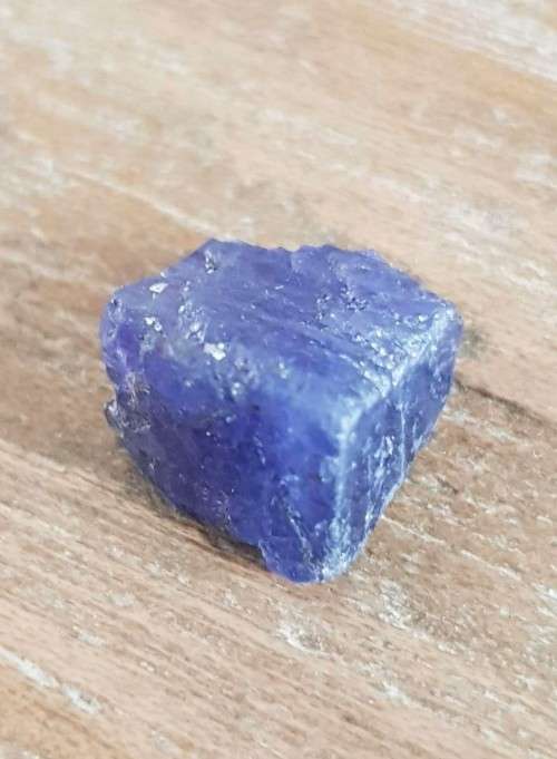 Rough 12.45ct  Tanzanite Purplish Blue 100% Natural