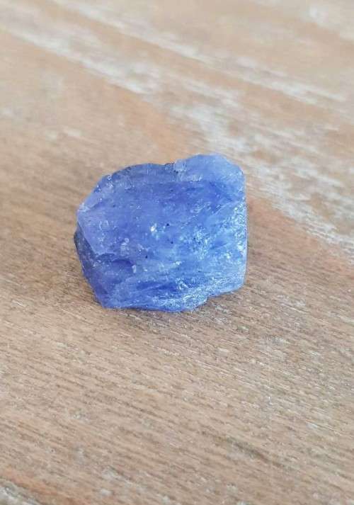 Rough 19.65ct  Tanzanite Purplish Blue 100% Natural