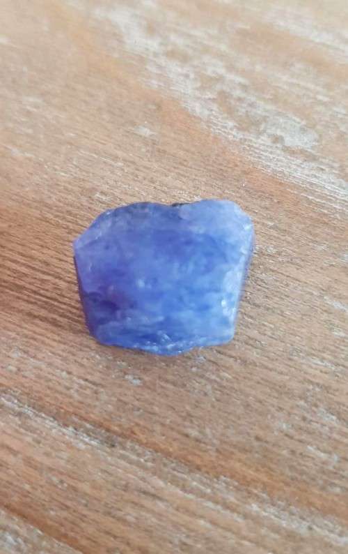 Rough 19.65ct  Tanzanite Purplish Blue 100% Natural