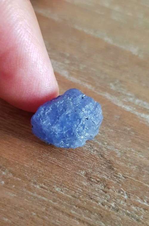 Rough 16.48ct  Tanzanite Purplish Blue 100% Natural