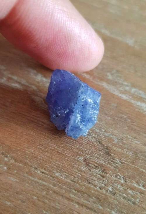Rough 16.48ct  Tanzanite Purplish Blue 100% Natural