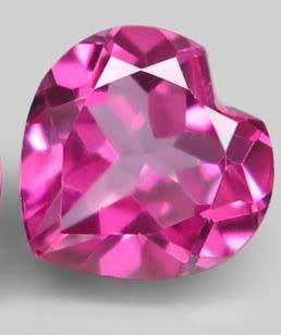 2.01Ct. Hot Pink Topaz Brazil Heart Shape