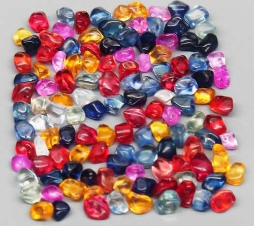 Fancy Color Sapphire 5Pcs/0.83Ct. Unshape Cabochon 2.5x2-3.5x2.5mm.Ravishing!