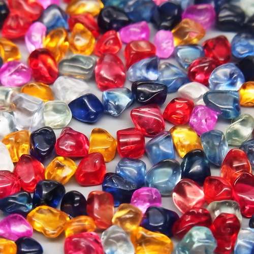 Fancy Color Sapphire 5Pcs/0.83Ct. Unshape Cabochon 2.5x2-3.5x2.5mm.Ravishing!