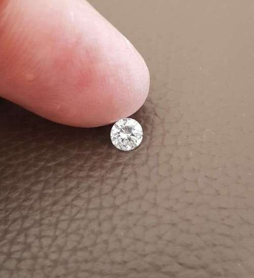 Certified Diamond 0.52cts D/SI1 Round Brilliant