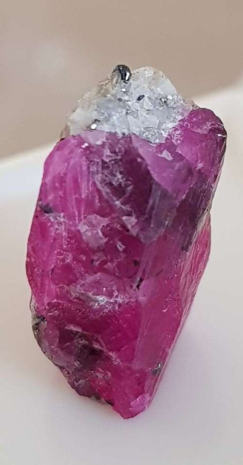 9.40ct. Rough Ruby Natural Top Blood Red Madagascar Pinkish Red