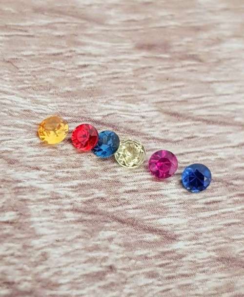 Sapphire Round Diamond Cut  2.9 mm.1Pcs.Fancy Color Africa