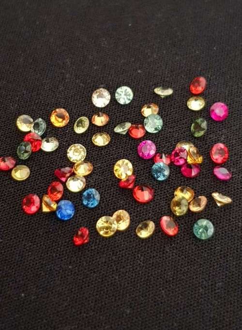 Sapphire Round Diamond Cut  2.9 mm.1Pcs.Fancy Color Africa