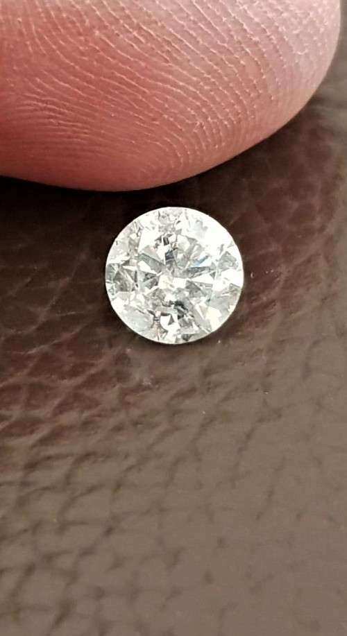 CERTIFIED 1.03Cts   WHITE DIAMOND ROUND CUT