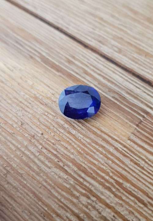 5.54Cts  BLUE SAPPHIRE 0VAL LOOSE GEMSTONE