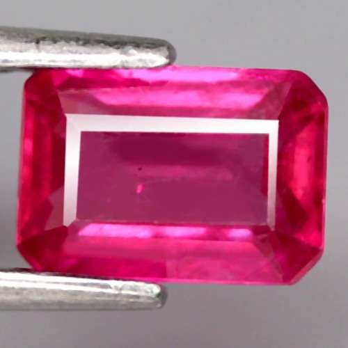 1.17Ct. Ruby Natural Octagon Facet Reddish Pink
