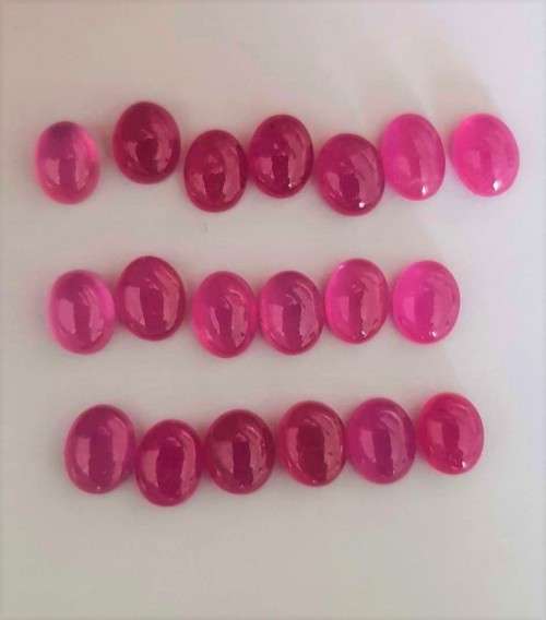Red Ruby Natural Oval Cabochon 1Pcs/1.30Cts Mozambique
