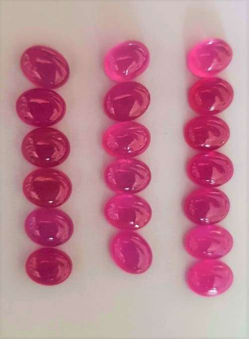 Red Ruby Natural Oval Cabochon 1Pcs/1.30Cts Mozambique