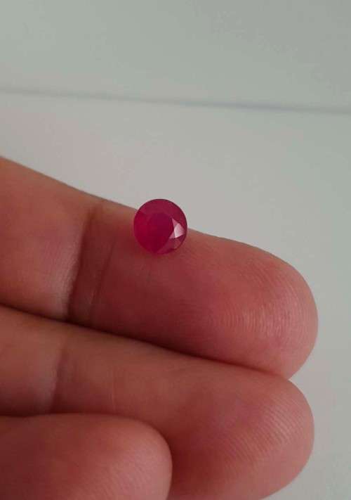 1.14 Ct. Ruby Natural Round Facet Top Blood Red