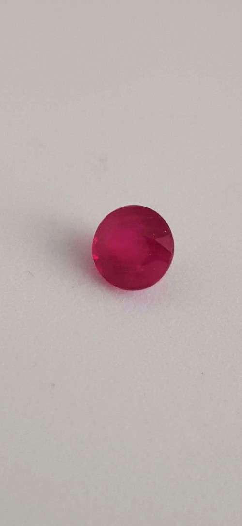 1.14 Ct. Ruby Natural Round Facet Top Blood Red