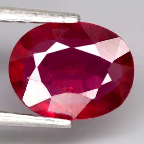 1.48 Ct. Ruby Natural Oval Facet Top Blood Red Lovely Madagascar