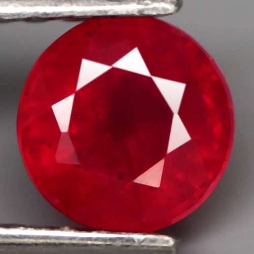 1.13 Ct. Ruby Natural Round Facet Top Blood Red Lovely Madagascar