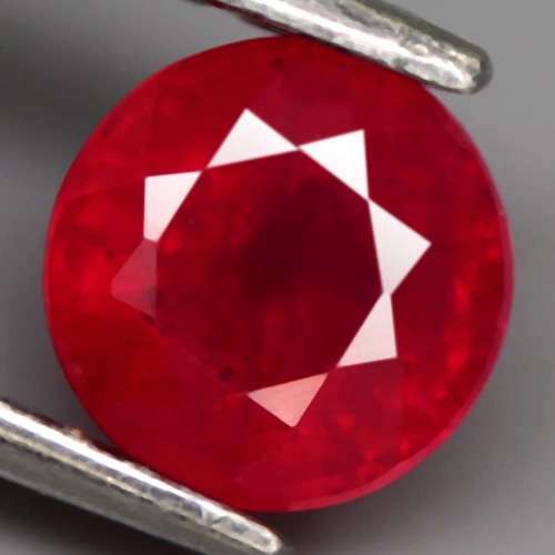 1.13 Ct. Ruby Natural Round Facet Top Blood Red Lovely Madagascar
