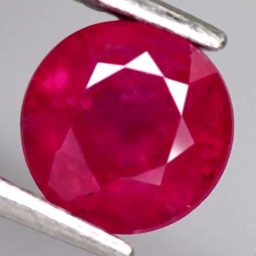 1.51 Ct. Ruby Natural Round Facet Top Blood Red Alluring Madagascar