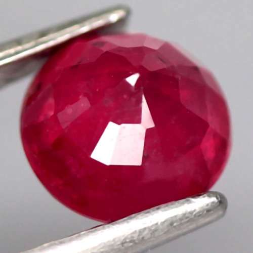 1.51 Ct. Ruby Natural Round Facet Top Blood Red Alluring Madagascar