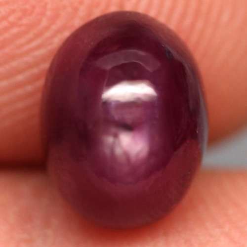 4.97 Ct. Ruby Natural 6 Rays Star Oval Cabochon Top Blood Red Amazing Madagascar