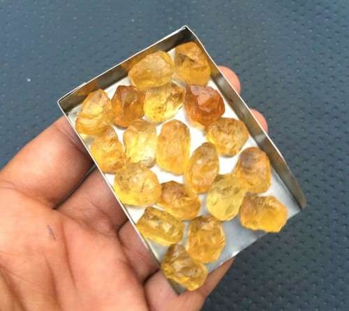 Natural Citrine Gemstone Stone Size 14-16 MM ,Loose citrine,Rough citrine