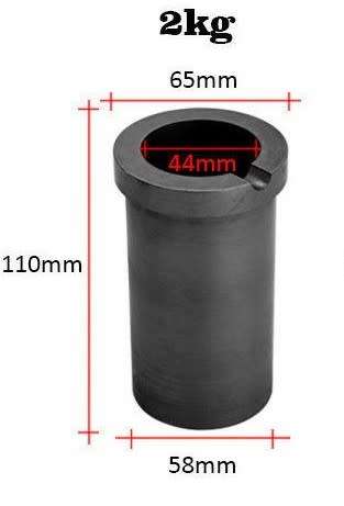 2KG GOLD MELTING FURNACE CRUCIBLE,GOLD MELTER CRUCIBLE