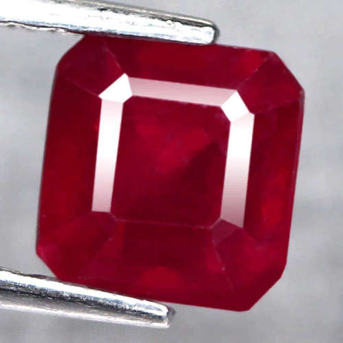 2.35 Ct. Ruby Natural **Scissor Facet** Top Blood Red Madagascar