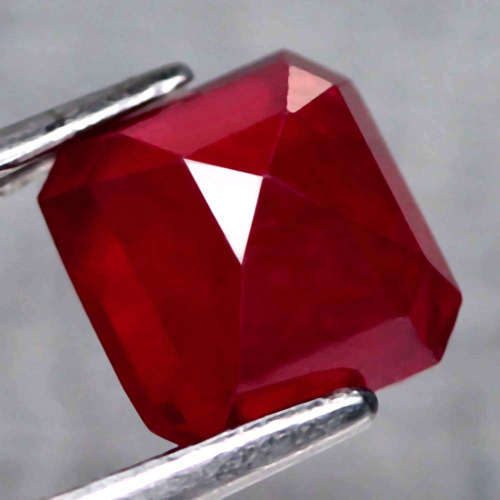 2.35 Ct. Ruby Natural **Scissor Facet** Top Blood Red Madagascar