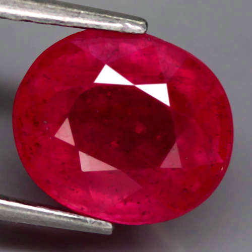 4.11 Ct. Ruby Natural OVAL Facet Top Blood Red Madagascar
