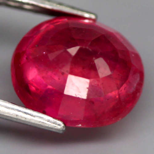 4.11 Ct. Ruby Natural OVAL Facet Top Blood Red Madagascar