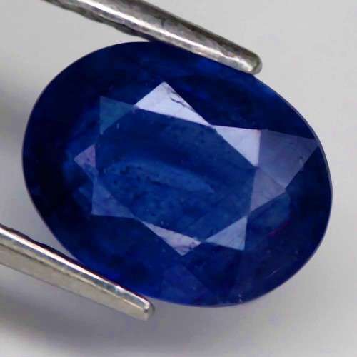 2.15 Ct. Sapphire Natural Oval Facet Blue Colour  Africa