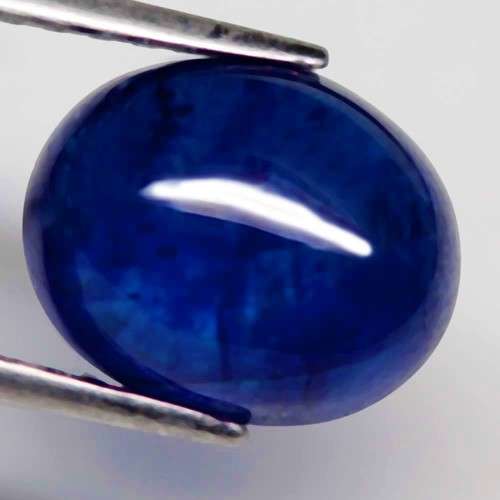 5.58 Ct. Sapphire Natural Oval Cabochon Cornflower Blue