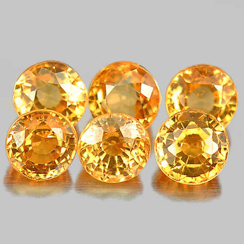 Spessartine Garnet Orange 0.22Ct. Oval  3.2mm. Natural Gems