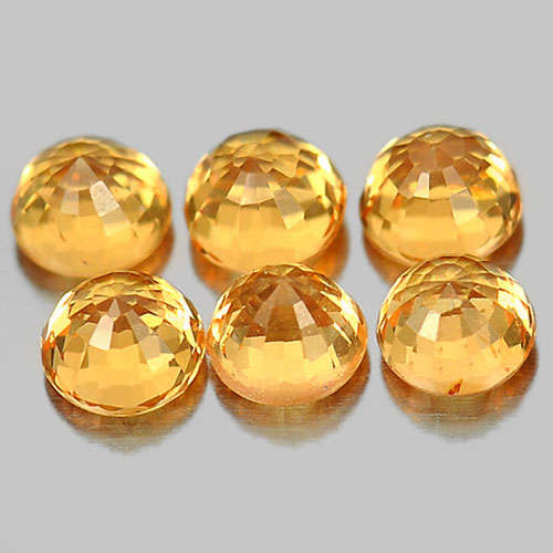 Spessartine Garnet Orange 0.22Ct. Oval  3.2mm. Natural Gems