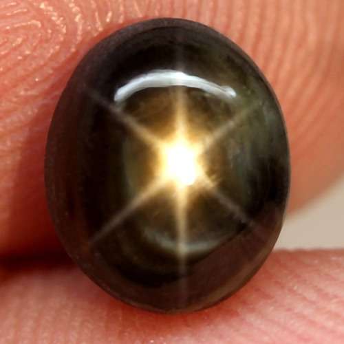 4.91Ct. Ruby Natural 6 Rays Star Oval Cabochon Amazing Madagascar