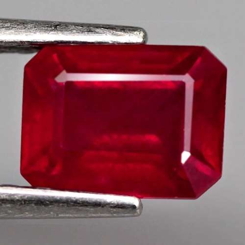 1.38 Ct. Ruby Natural **Scissor Facet** Top Blood Red Madagascar