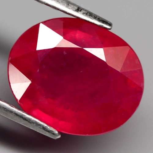 3.51Ct. Ruby Natural OVAL Facet Top Blood Red Madagascar