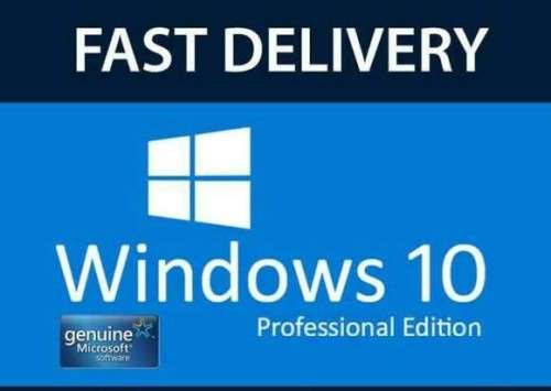 Microsoft Windows 10 PRO Professional Genuine License KEY 1 Device Key
