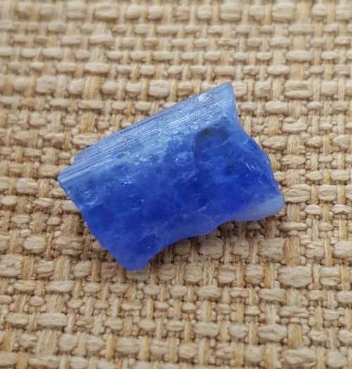 Tanzanite Rough 18.15ct  Purplish Blue 100% Natural