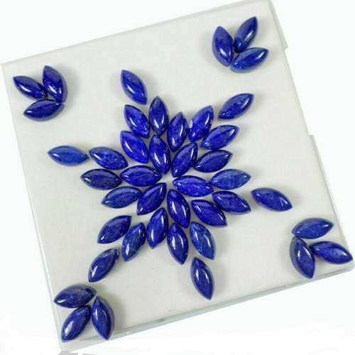 LAPIS LAZULI 12x6mm GEMSTONES 7X9 MM Marquise Cut  NATURAL