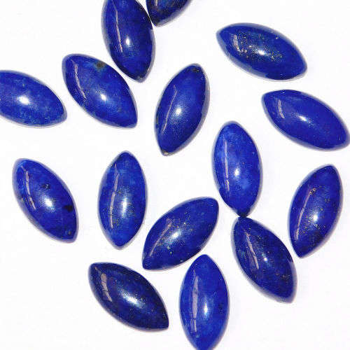 LAPIS LAZULI 12x6mm GEMSTONES 7X9 MM Marquise Cut  NATURAL